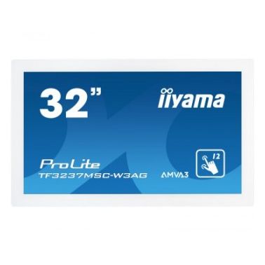 iiyama ProLite TF3237MSC-W3AG touch screen monitor 80 cm (31.5") 1920 x 1080 pixels White Multi-touch Capacitive
