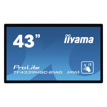 iiyama ProLite TF4339MSC-B1AG computer monitor 109.2 cm (43") 1920 x 1080 pixels Full HD LED Touchsc