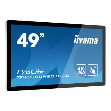 iiyama ProLite TF4938UHSC-B1AG 123.2 cm (48.5") LED 4K Ultra HD Touchscreen Interactive flat panel Black