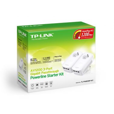 TP-Link TL-PA8030P KIT 1200 Mbit/s Ethernet LAN White 2 pc(s)