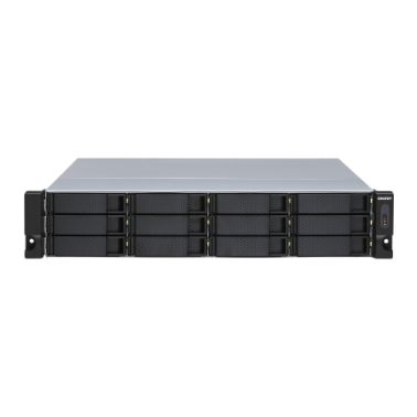 QNAP TL-R1200S-RP HDD/SSD enclosure Black, Grey 2.5/3.5"