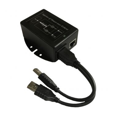 Tycon USB Powered 24V Passive PoE Injector - TP-DCDC-2USB-24