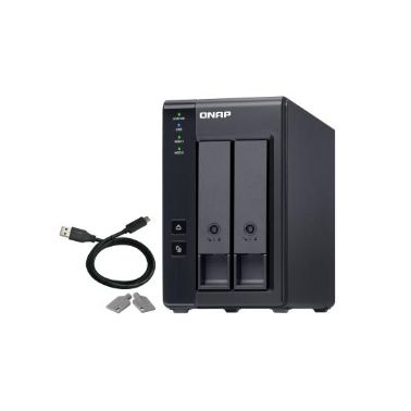 QNAP TR-002 6TB 2x3TB Seagate IronWolf 2 Bay DAS Desktop