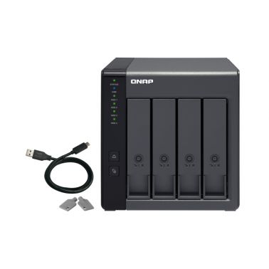 QNAP TR-004 HDD/SSD enclosure Black 2.5/3.5"