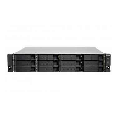 QNAP TS-1273U-RP-16G Ethernet LAN Rack (2U) Black NAS