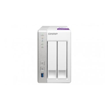 QNAP TS-231P NAS/storage server Ethernet LAN Desktop Grey,White