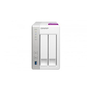 QNAP 231p2 1 GB Powerful and Affordable 4 Bay Network 12TB WD Red Ethernet LAN Tower White NAS