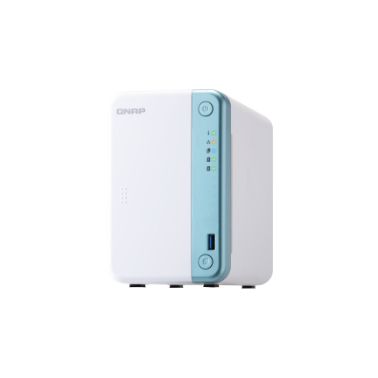 QNAP TS-251D NAS Tower Ethernet LAN Blue, White J4005