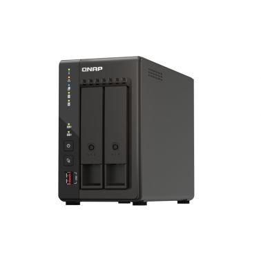 QNAP TS-253E NAS Tower Ethernet LAN Black J6412