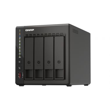 QNAP TS-453E NAS Tower Ethernet LAN Black J6412