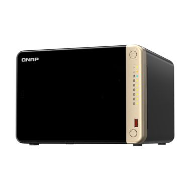 QNAP TS-664 NAS Tower Ethernet LAN Black, Bronze N5095