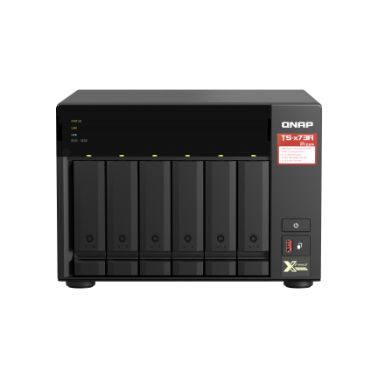 QNAP TS-673A-8G NAS/storage server Tower Ethernet LAN Black V1500B