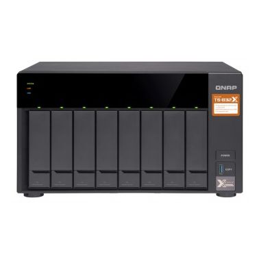 QNAP TS-832X-2G 112TB 8x14TB Seagate IronWolf 8 Bay NAS Desktop Ethernet LAN Tower Black