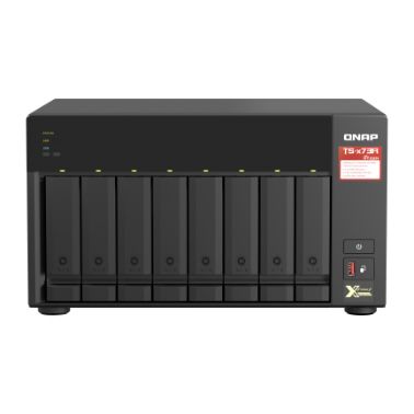 QNAP TS-873A-8G NAS Tower Ethernet LAN Black V1500B