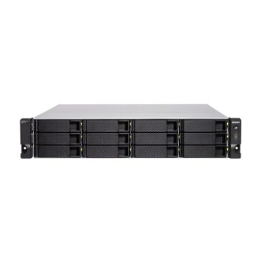 QNAP TS-h1277XU-RP-3700X-32G 144TB 12x12TB Seagate Exos 12 Bay NAS Rackmount Ethernet LAN Rack (2U) 