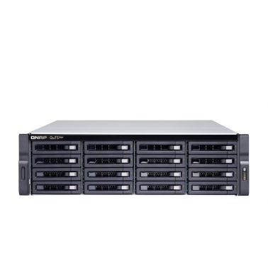 QNAP TS-H1677XU-RP-3700X-32G/128TB-EXOS NAS/storage server Rack (3U) Ethernet LAN Black