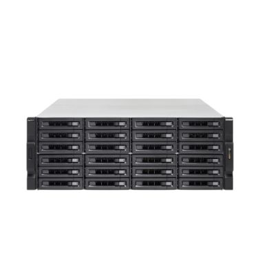 QNAP TS-h2483XU-RP NAS Rack (4U) Ethernet LAN Black E-2236