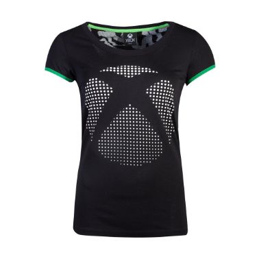 Microsoft Xbox Dot Logo T-Shirt, Female, Extra Extra Large, Black (TS556384XBX-2XL)