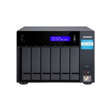 QNAP TVS-672N Ethernet LAN Tower Black NAS