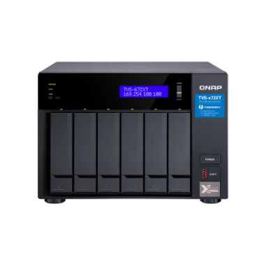 QNAP TVS-672XT NAS Tower Ethernet LAN Black i3-8100T