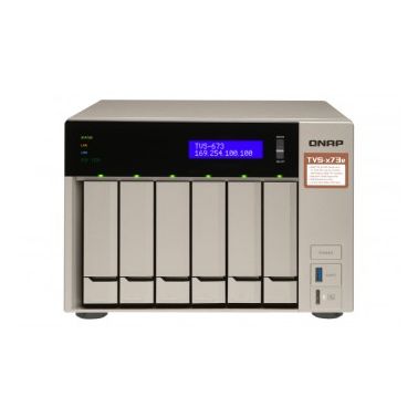 QNAP TVS-673e Ethernet LAN Tower Black,Bronze NAS