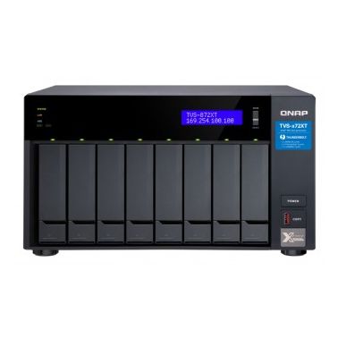 QNAP TVS-872XT-i5-16G 80TB (Seagate Ironwolf) 8-Bay NAS; Intel core i5-8400T 6-core 1.7 GHz Processor(max Ethernet LAN Tower Black