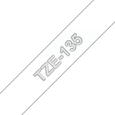 Brother TZE-135 DirectLabel white on Transparent Laminat 12mm x 8m for Brother P-Touch TZ 3.5-18mm/6-12mm/6-18mm/6-24mm/6-36mm