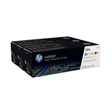 HP U0SL1AM/131A Toner cartridge Rainbow-Kit (c,m,y), 3x1.8K pages ISO/IEC 19798 Pack=3 for HP Pro 20