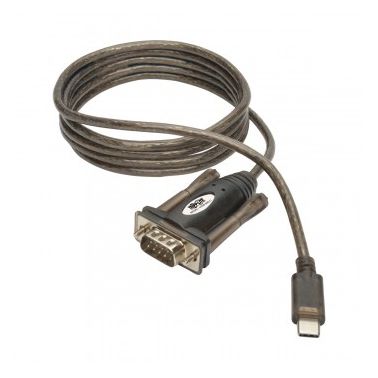 Tripp Lite USB-C to DB9 Serial Adapter Cable (M/M), 1.52 m