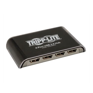 Tripp Lite 4-Port USB 2.0 Hi-Speed Hub with Data Transfers up to 480 Mbps
