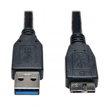 Tripp Lite USB 3.0 SuperSpeed Device Cable (A to Micro-B M/M) Black, 0.91 m