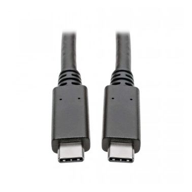 Tripp Lite USB Type-C to Type-C Cable, M/M, 3.1, Gen 1, 5 Gbps, Thunderbolt 3 Compatible, 3A Rating, 1.83 m