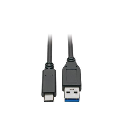 Tripp Lite USB Type-C to USB Type-A Cable, 3.1, 10 Gbps, Gen 2, M/M, USB-IF Certified, Thunderbolt 3, 0.91 m