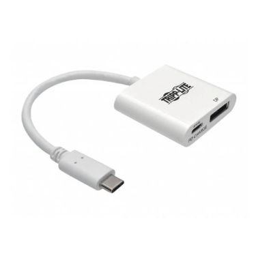 Tripp Lite USB 3.1 Type-C to DisplayPort Adapter Converter with PD Charging, Thunderbolt 3 Compatible,3840 x 2160 (4K x 2K)  60 Hz