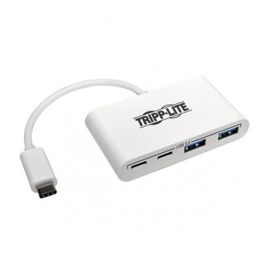 Tripp Lite 4-Port USB 3.1 Gen 1 Portable Hub, USB Type-C (USB-C) to (x2) USB-A and (x2) USB-C