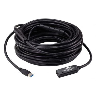 ATEN UE332C-AT-E USB cable USB 3.2 Gen 1 (3.1 Gen 1) 20 m USB A USB C Black