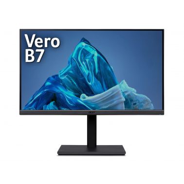 Acer B7 Vero B247YEbmiprzxv Monitor, 23.8", Full HD (1920x1080), IPS, 100Hz Refresh rate, 4Ms Response Time, Zero Frame Bezel, HDMI/DP/VGA/USB