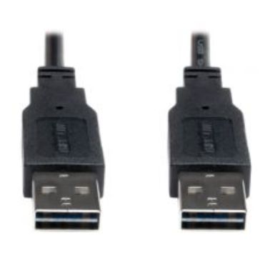 Tripp Lite Universal Reversible USB 2.0 Hi-Speed Cable (Reversible A to Reversible A M/M), 0.91 m