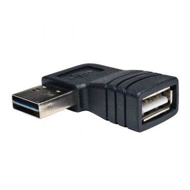 Tripp Lite Universal Reversible USB 2.0 Hi-Speed Adapter (Reversible A to Right Angle A M/F)