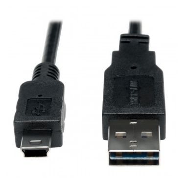 Tripp Lite Universal Reversible USB 2.0 Hi-Speed Cable (Reversible A to 5Pin Mini B M/M), 1.83 m