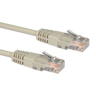 Cables Direct 0.5m Cat5e networking cable Grey U/UTP (UTP)