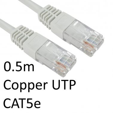 Cables Direct URT-600W networking cable White 0.5 m Cat5e U/UTP (UTP)