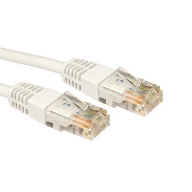 TARGET RJ45 (M) to RJ45 (M) CAT5e 3m White OEM Moulded Boot Copper UTP Network Cable