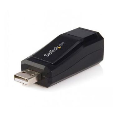 StarTech.com Compact Black USB 2.0 to 10/100 Mbps Ethernet Network Adapter