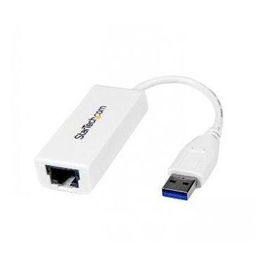 StarTech.com USB 3.0 to Gigabit Ethernet NIC Network Adapter - White