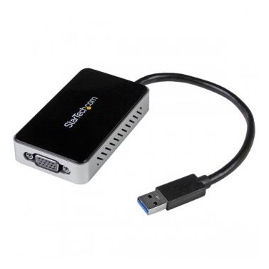 StarTech.com USB 3.0 to VGA Adapter with 1-Port USB Hub - 1920x1200