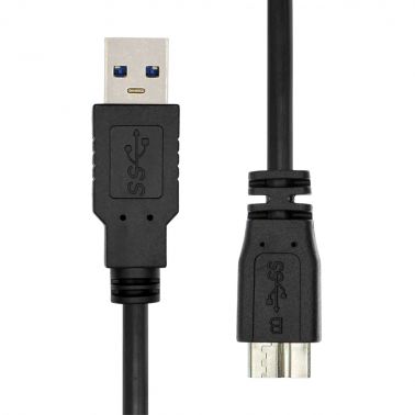 ProXtend USB-A 3.2 Gen 1 to Micro B Cable, Black 3m