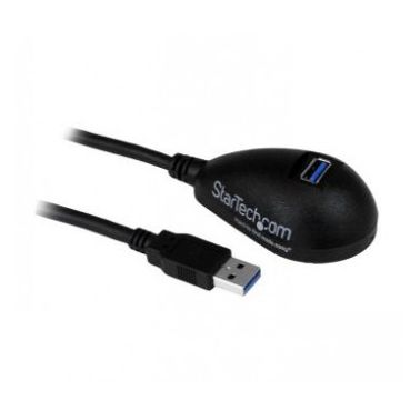 StarTech.com 5 ft Black Desktop SuperSpeed USB 3.0 Extension Cable - A to A M/F