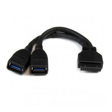 StarTech.com 2 Port Internal USB 3.0 Motherboard Header Adapter Cable