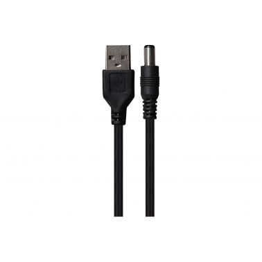MPS Maplin Power Supply Cable USB-A to 5.5 x 2.1 x 10mm Plug - 1m